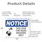 Signmission This Sink For Hand Washing Only With Symbol, 14 in W x Rectangle, Aluminum OS-2PACK-NS-A-1014-L-16705 - alternate 4
